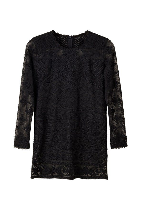 Isabel Marant H&M Black Lace Top Blouse US 8 EU 38 NEW WITH TAGS Ladies