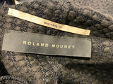 Roland Mouret RUNAWAY Agard Knit Wool Blend Off The Shoulder Top Size XS ladies