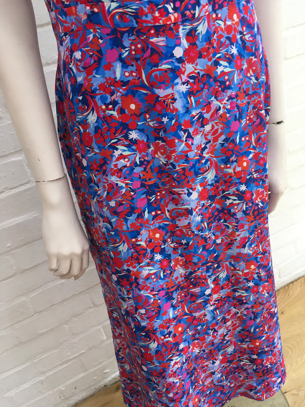 Saloni Floral Donna Printed Silk-crepe De Chine Dress  Ladies