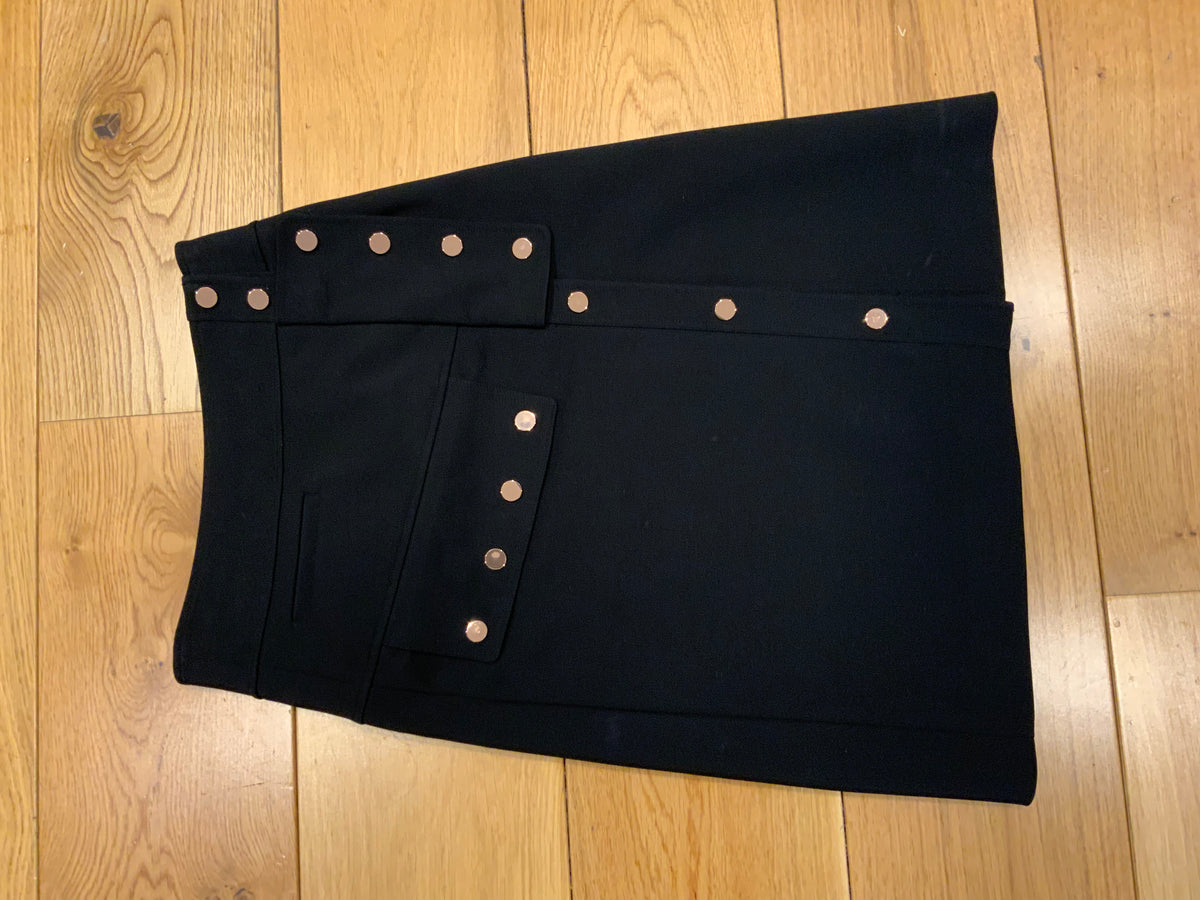 TIBI Knee Length Studded Pencil Skirt Size US 0 XXS ladies