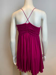 Fuchsia Spaghetti Straps Beach Summer Dress Cover Up Size XS ladies