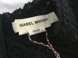 Isabel Marant H&M Black Lace Top Blouse US 8 EU 38 NEW WITH TAGS Ladies