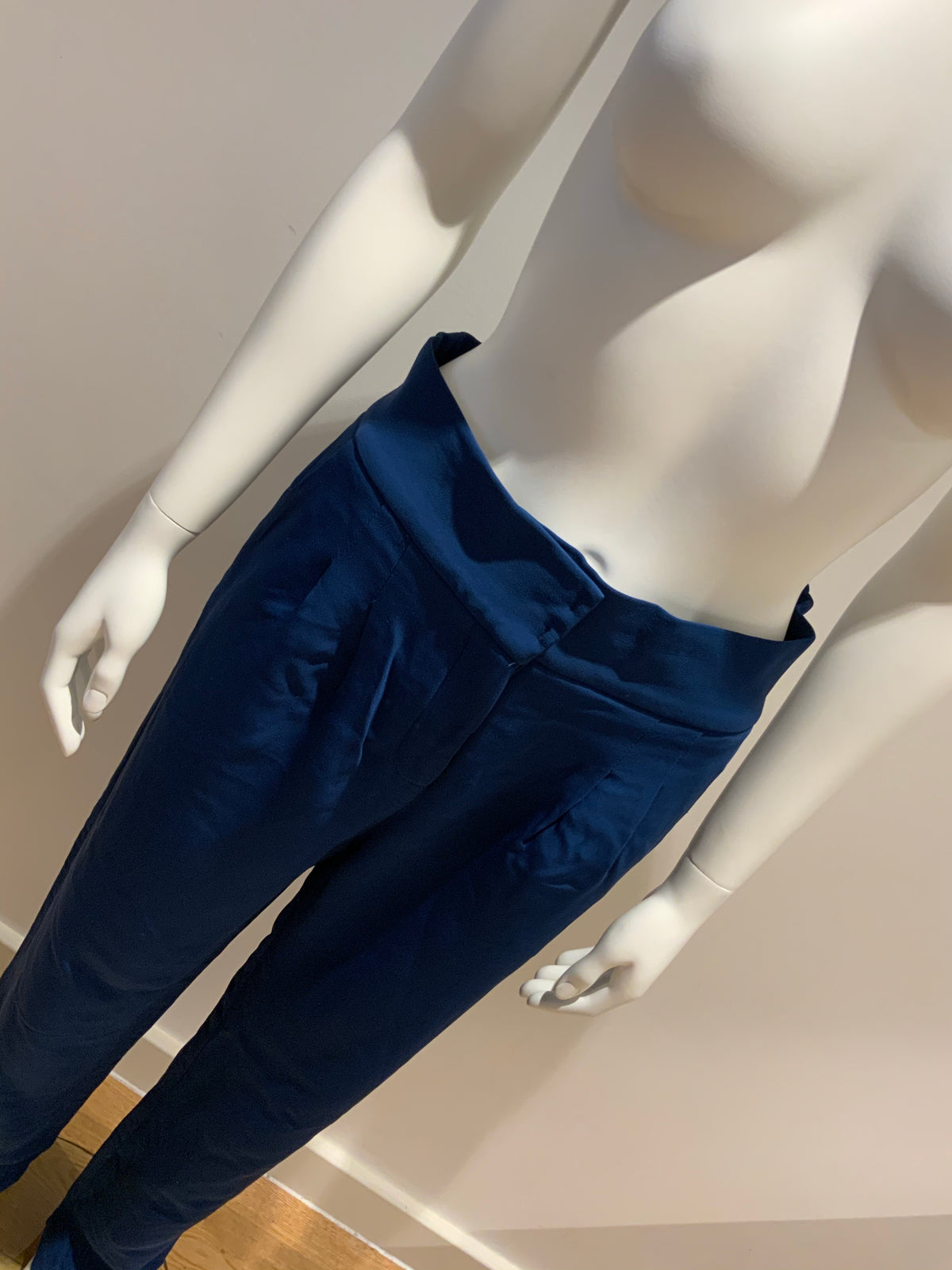 Amazing MIXED Brazil High Waisted Blue Pants Trousers Size 38 UK 10 US 6 ladies