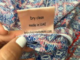 kaleidoscope by mimi Dubai COVER UP Fringe Kaftan Tunic Dress Ladies