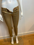 Ralph Lauren Black Label 400 Gold Skinny Pants Jeans Size 25 ladies