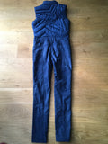 Perfect Moment WOMEN’S SLEEVELESS SUPER STAR SKI SUIT DENIM JUMPSUIT SIZE M