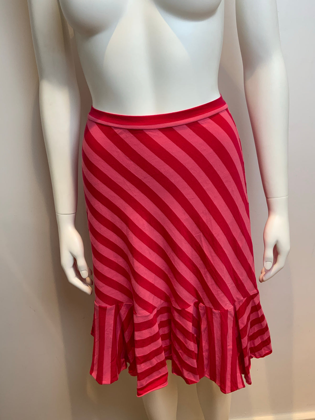 Ella Moss Stripped Prima Cotton Summer Midi Skirt Size XS ladies
