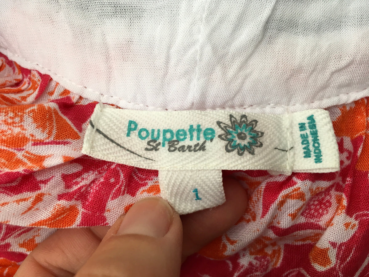 Poupette St. Barth Women's Sleeveless V-Neck Embroidered Neck Dress Ladies