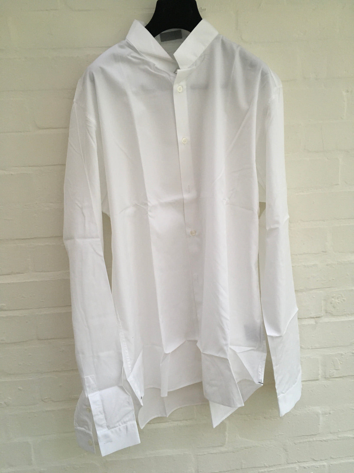 DIOR TUXEDO SHIRT LONG SLEEVE BUTTON-UP FRENCH CUFF 44 17 1/2" Men