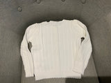 Polo RALPH LAUREN Girls' White Knit Cardigan Cable Sweater Jumper Cardigan 5 years