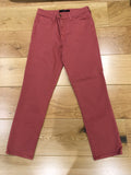 J BRAND Ruby JB001248 Jeans Straight Begonia Red SizE 27W ladies