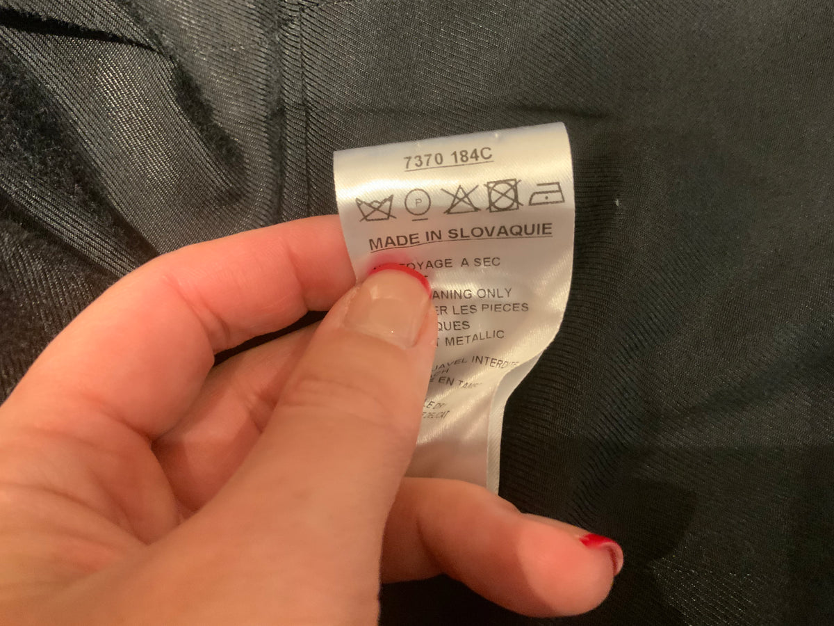 Balmain double breasted tweed blue blazer jacket F 42 UK 14 US10 ladies