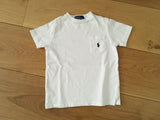 Ralph Lauren POLO Boys White T-Shirt Size 24 month children