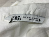 Zara xl voluminous embroidered white dress Size S small MOST WANTED ladies