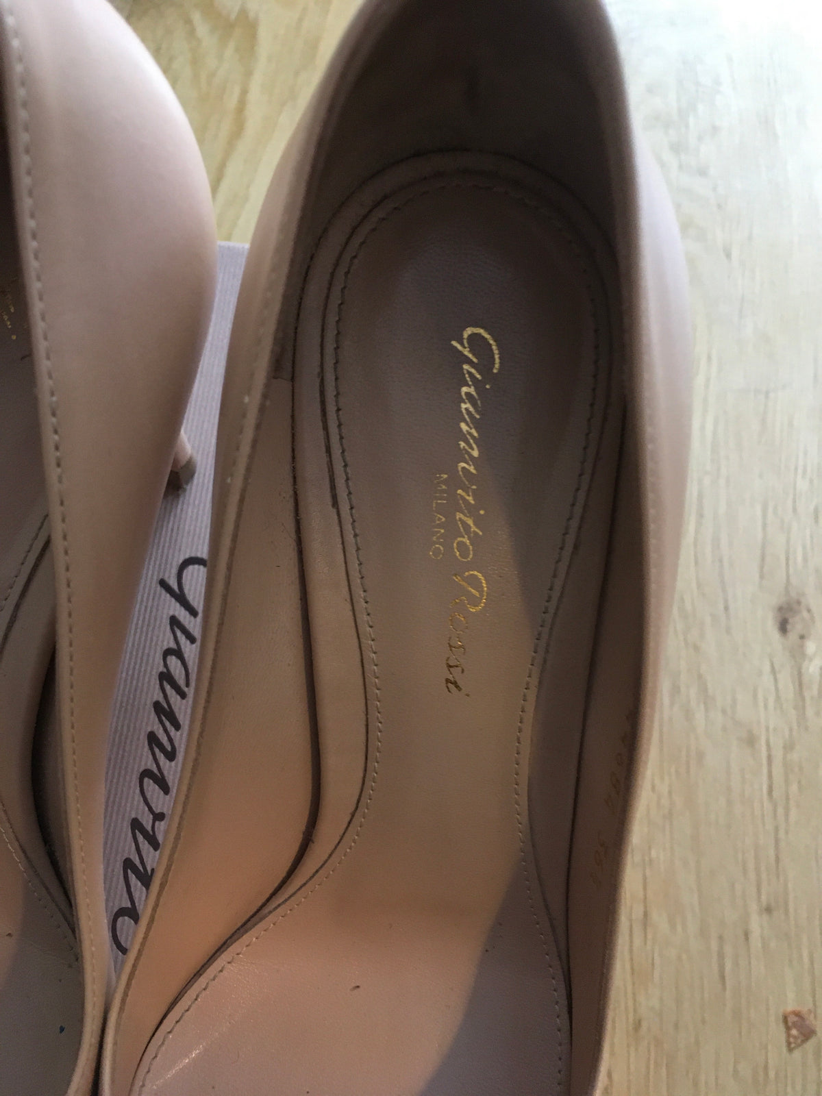 Gianvito Rossi - 85 leather nude pumps heels shoes Size 36 1/2 US 6.5 UK 3.5 Ladies