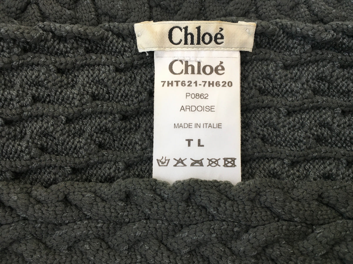 Chloé Chloe cable knit Sweater Jumper Size L Large ladies