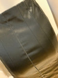 Dolce & Gabbana Satin Black Hook & Eye Stretch Skirt I 38 UK 6 US 2 XS ladies