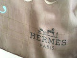 Hermès HERMES H Comme Histoires Vintage Mousseline Chiffon Shawl Scarf Ladies
