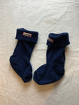 HUNTER blue kids fleece welly XXS 25-27 Children