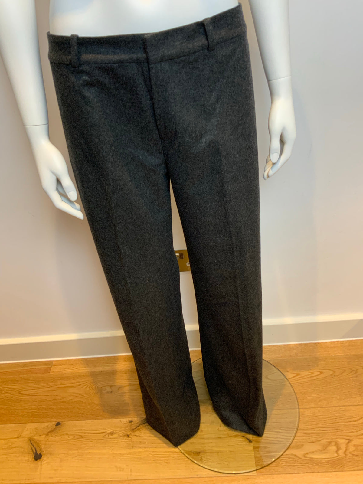 Ralph Lauren Blue Label Wool Flare Wide Leg Pants Trousers Size US 8 UK 12 L ladies