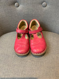 Mini Boden Pink T bar Leather Shoes Size 31 chilodren