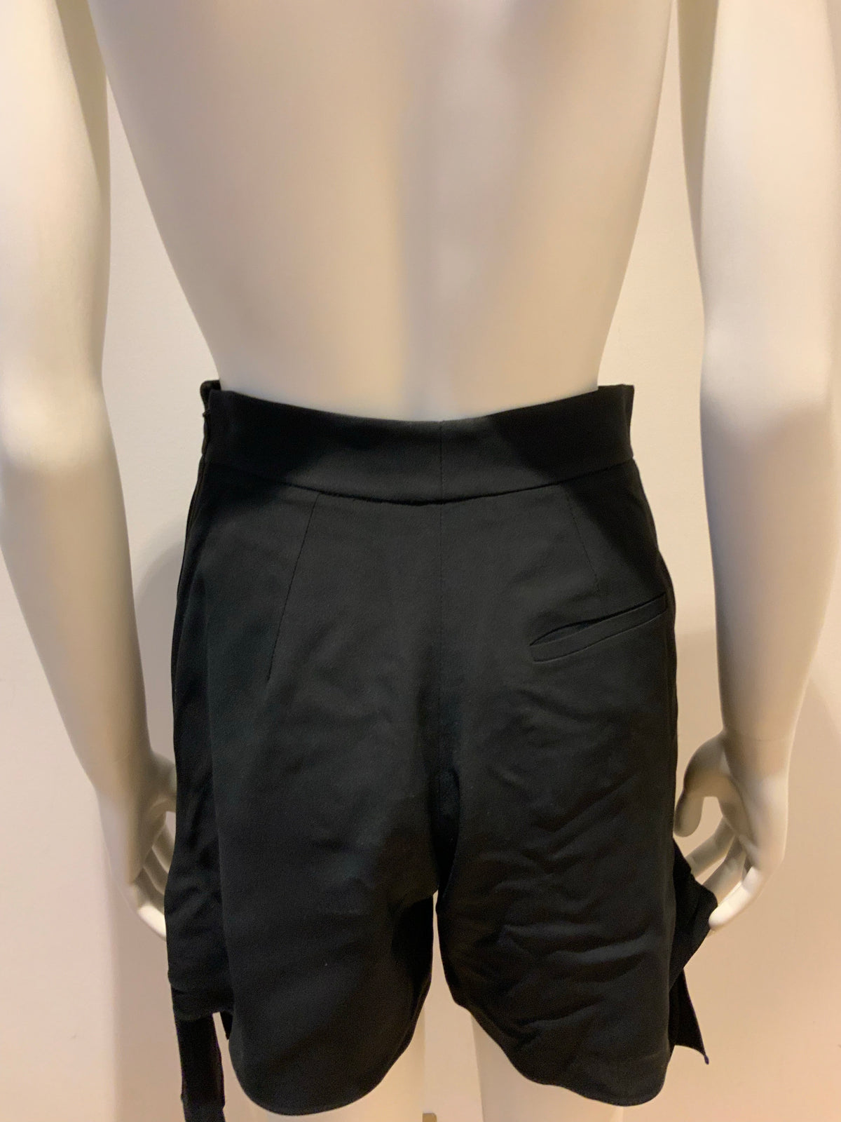 Chloé Chloe Black High Waist Iconic Tie Detail Shorts Size F 36 US 4 UK 8 ladies
