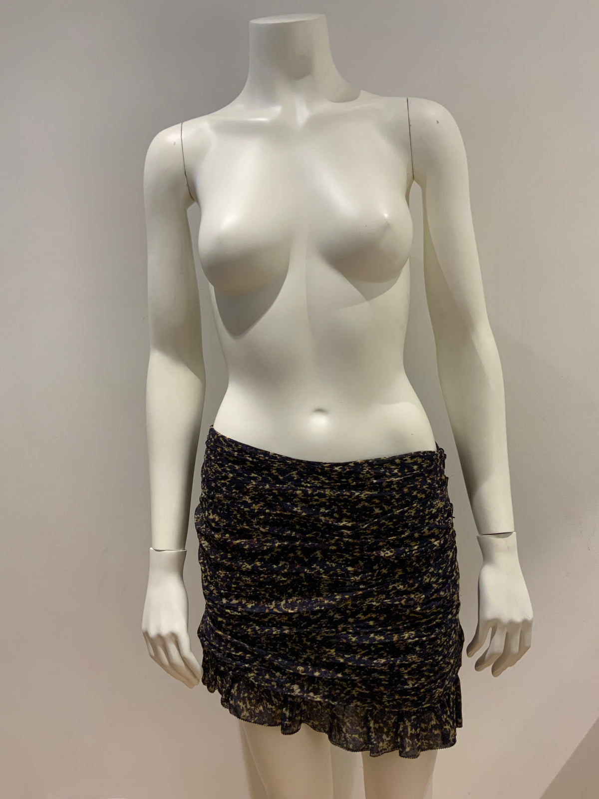 JOSEPH Silk Mini Rauch Skirt Size I 38 XS ladies