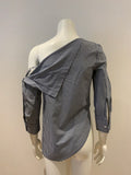 Dion Lee 'axis' Gingham Check One-shoulder Top Blouse Size AU 6 UK 6 US 2 XS ladies