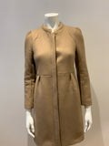 Vanessa Bruno Athé Fall lambswool neural beige coat Size F 34 UK 4 US 2 ladies