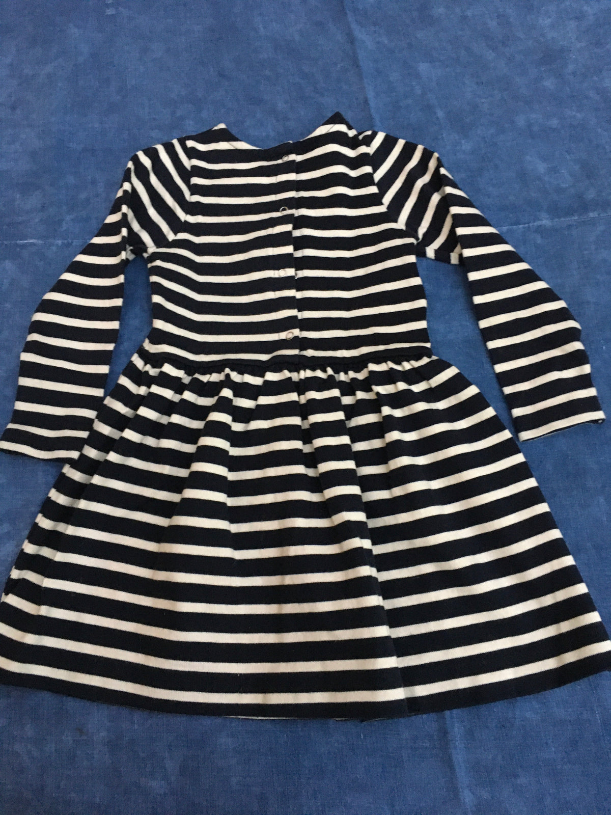 PETIT BATEAU Girl’s Striped Dress Size 4 Years old 104 cm children