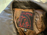 TORRAS Mens Brown Leather Jacket Coat Size 56 men