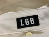 L.G.B. Japan Casual White Shirt Dress Size 3 L large ladies