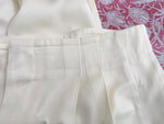 In fashion White Mid Rise Wide Leg Pants Trousers Size UK 10 US 6 ladies