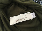 PINKO Backless Khaki Amazing Top Ladies