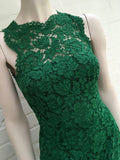 Valentino Green Lace Fitted Dress Bow Detail Dress SO ELEGANT Size XS ladies