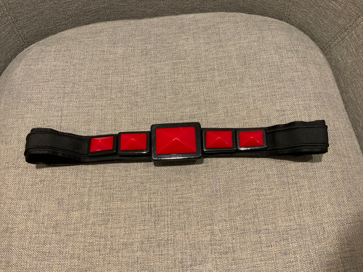 Skinny Crystal Embellishments Waist Belt Size XS ladies