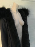 Mr & Mrs Italy Authentic Hooded Sable Fur Lined Parka Ladies