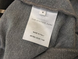 Christopher Kane Cold-Shoulder Sweatshirt Grey Women's Size S Small Ladies