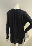 Vince V Neck Thin Knit Merino Wool Blend Sweater Jumper Size S /P Small ladies