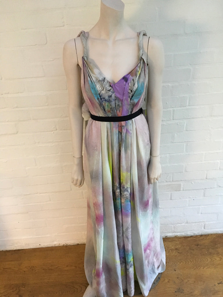Matthew Williamson Runaway Printed parachute-silk maxi dress gown Ladi Afashionistastore Matthew Williamson Runaway Printed parachute-silk maxi dress gown Ladi Afashionistastore