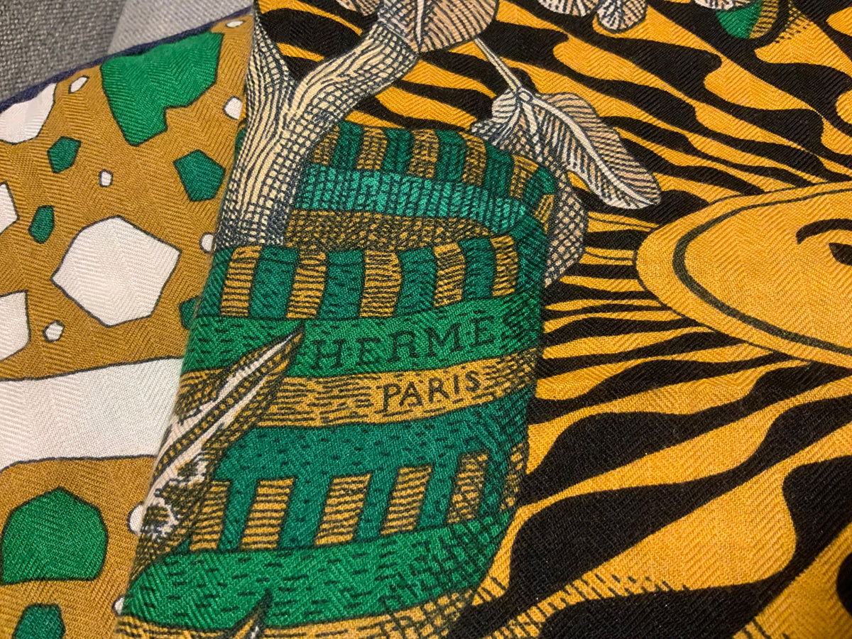 Hermès Hermes 2021 La Danse Des Amazones By Edouard Baribeaud Cashmere Shawl ladies