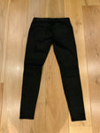 hush slim leg black jeans denim trousers Size UK 12 ladies