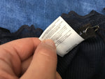 Rosemunde Copenhagen Silk Cotton Long Sleeve Lace Top - Navy Size L Large Ladies
