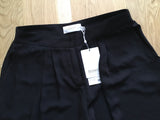 ZIMMERMANN Black Tuck crepe culottes pants trousers  Ladies