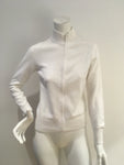 McKenzy White Knit Cardigan Size M medium ladies