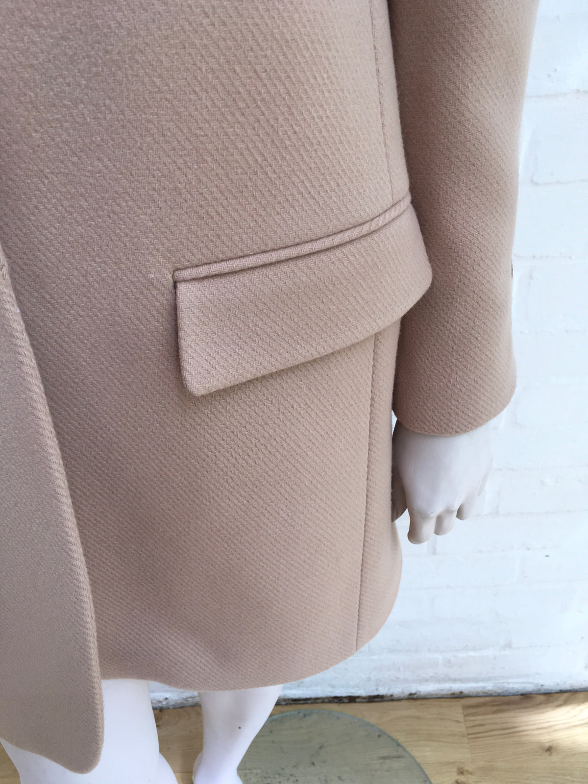 STELLA MCCARTNEY Beige 2019 Bryce wool-blend coat ladies
