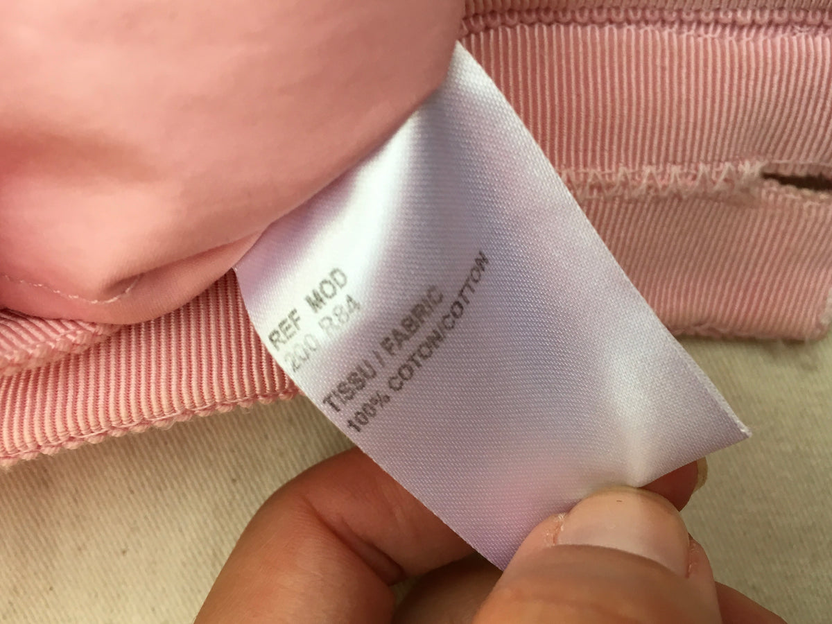 Carven Open-back Pink cotton dress FR 34 ladies
