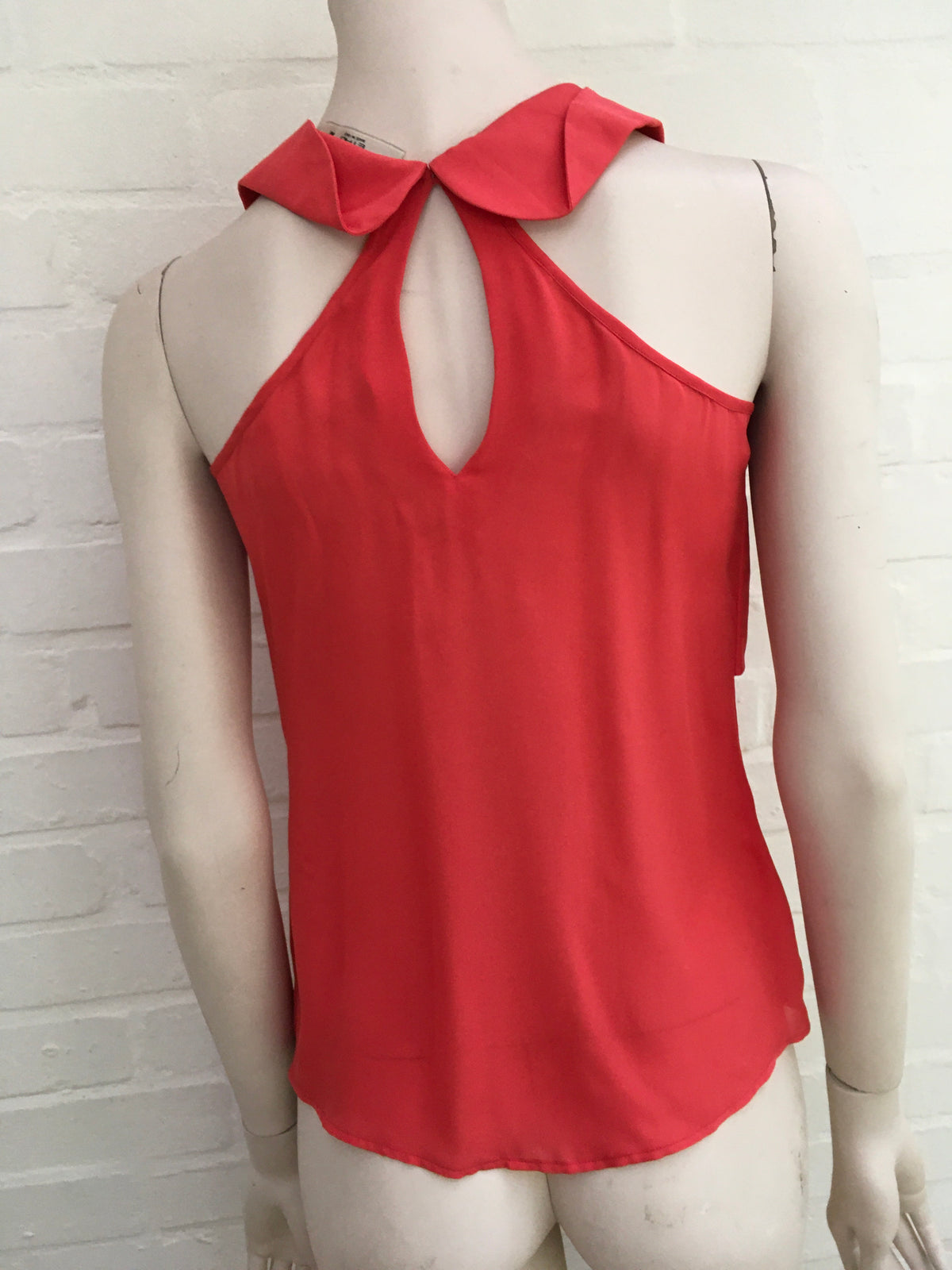 ETRO ravishing Ruffled silk blouse top Size I 40 UK 8 US 4 ladies