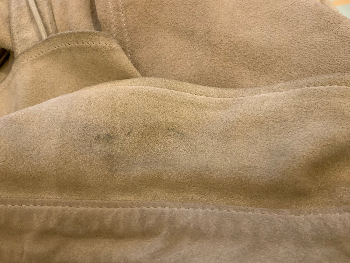 VINCE Women's Tan Nubuck Suede Safari Jacket Size S small ladies