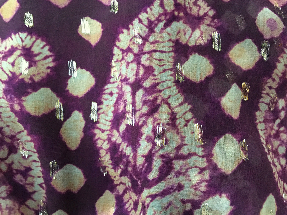 Ulla Johnson Aurelie Fil CoupÉ Midi Dress In Purple Size UK 8 US 4 ladies